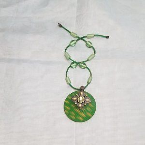 Green Glass Necklace